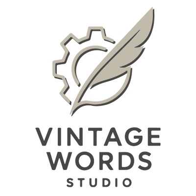 Vintage Words Studio logo
